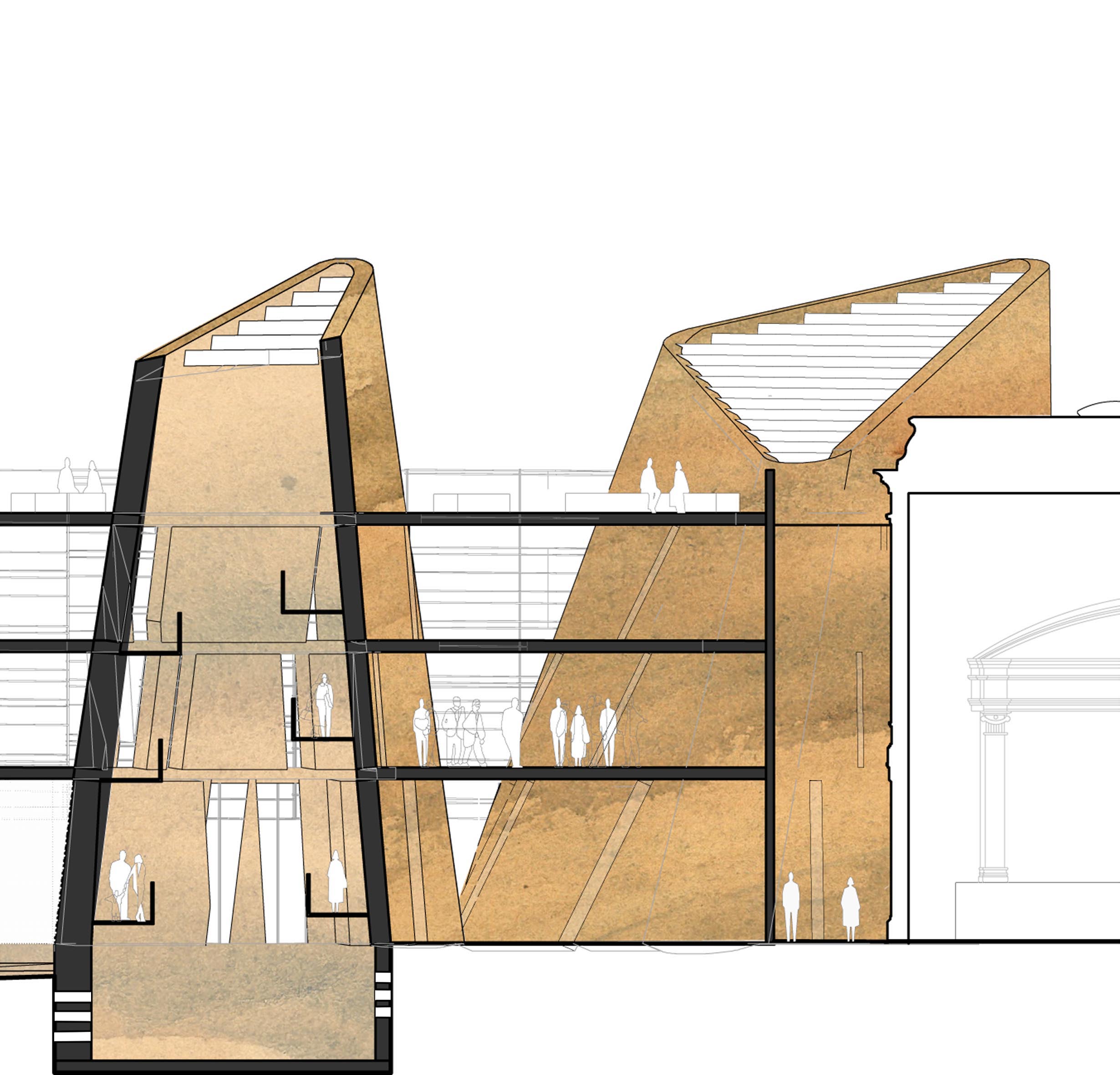 grim Arbejdsgiver Årligt Luigi Rosselli Architects | Rammed Earth Library | © Luigi Rosselli  Architects - Luigi Rosselli Architects