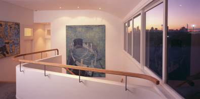 Luigi Rosselli, Timber Handrail Balustrade, Curved Ceiling