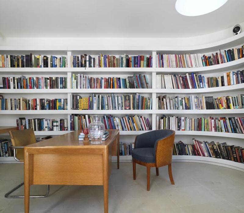 Luigi Rosselli, Library, Custom Joinery, Library Design, Bookshelves, Study