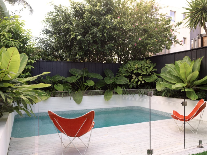Luigi Rosselli, Pool, Lush Landscape, White Pool, Small Plunge Pool