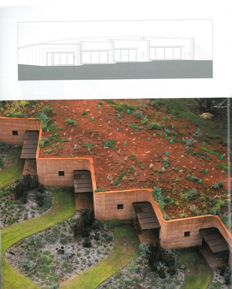 Luigi Rosselli, Rammed Earth, Rammed Earth Wall, Rammed Earth Building, Green Roof