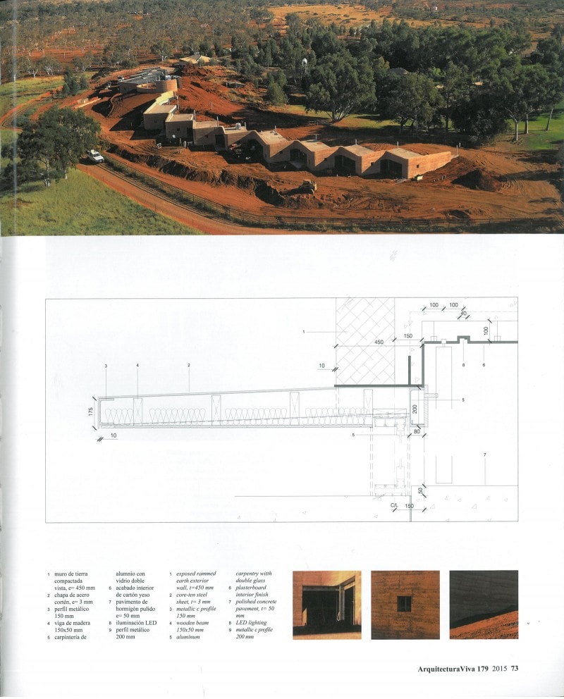 Luigi Rosselli, Rammed Earth, Rammed Earth Wall, Rammed Earth Building, Green Roof