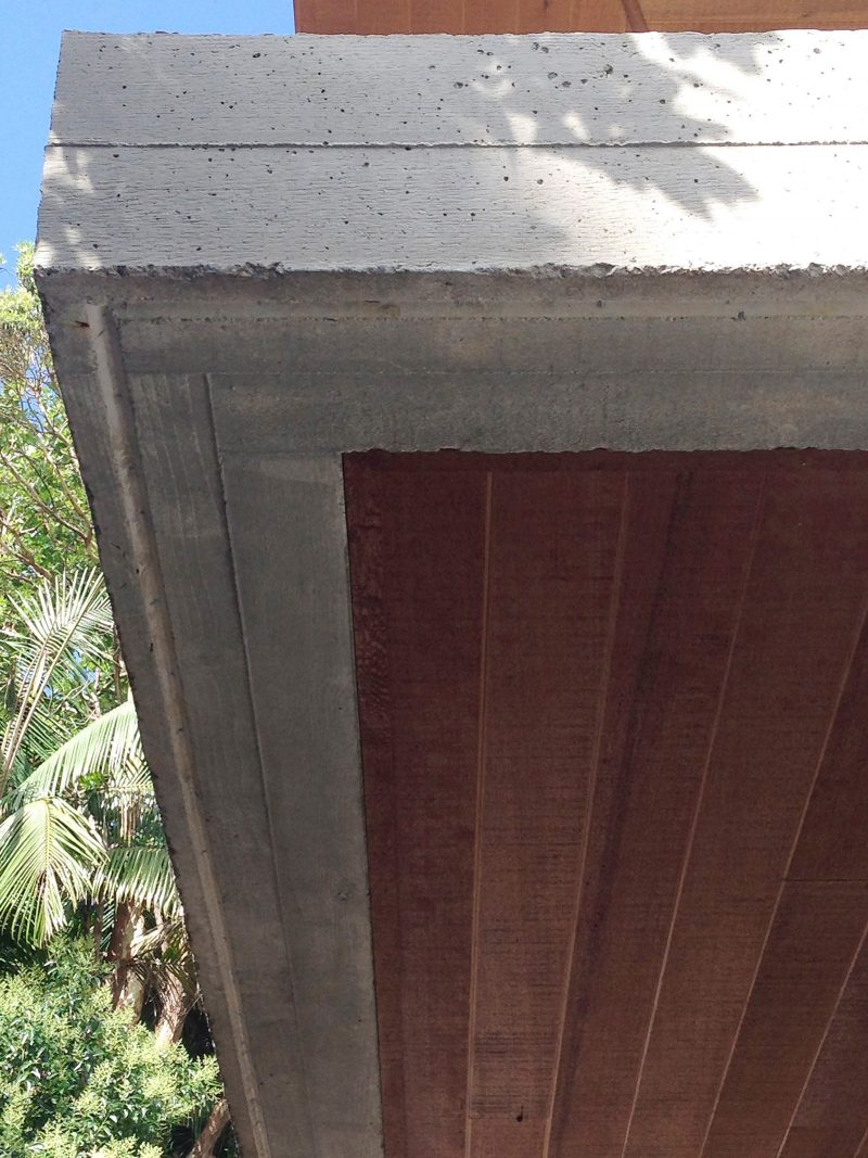 Concrete, Luigi Rosselli, Timber Ceiling