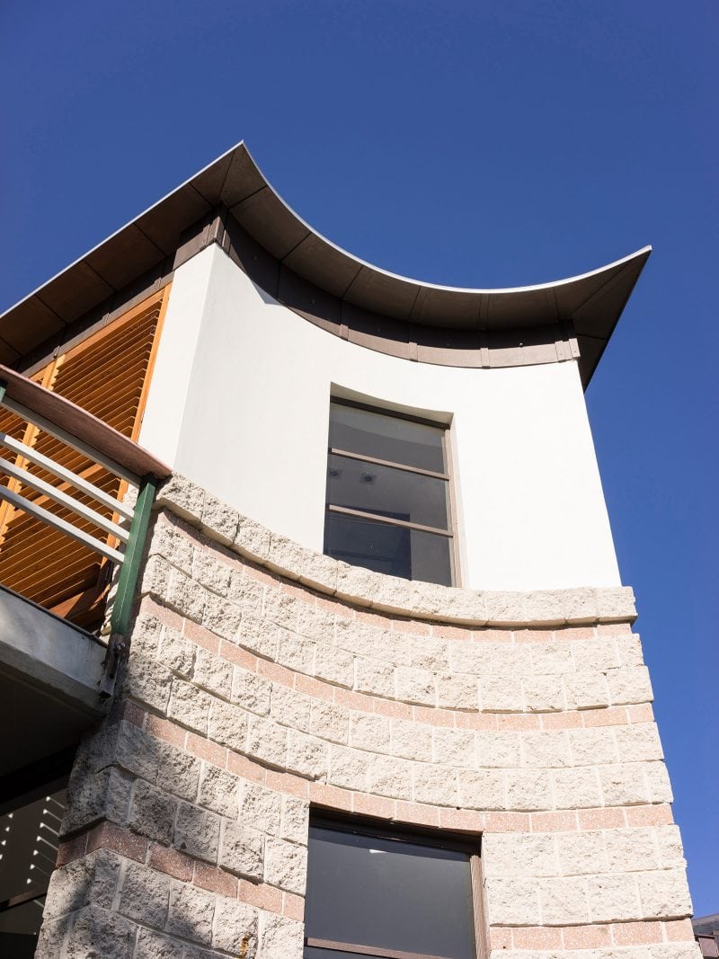 Steel Window Detail, Curved Roof, Curved Facade, Luigi Rosselli