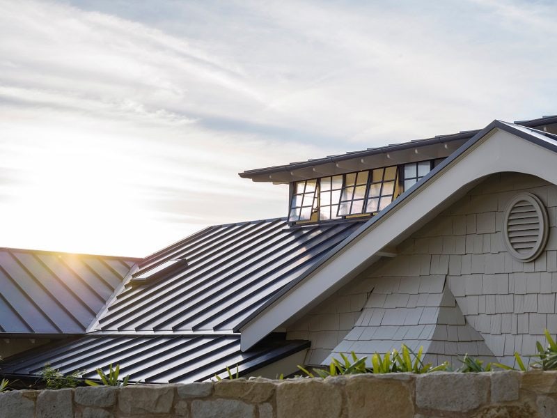 Luigi Rosselli Architects | Bellevue Hill Californian Bungalow renovation Snaplock Colorbond roof and steel windows